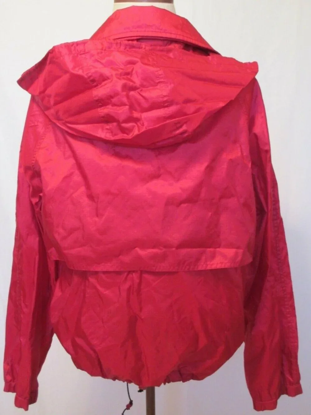 Eddie Bauer Men's Red Breathable Jacket Lined Waterproof Coated Size XL